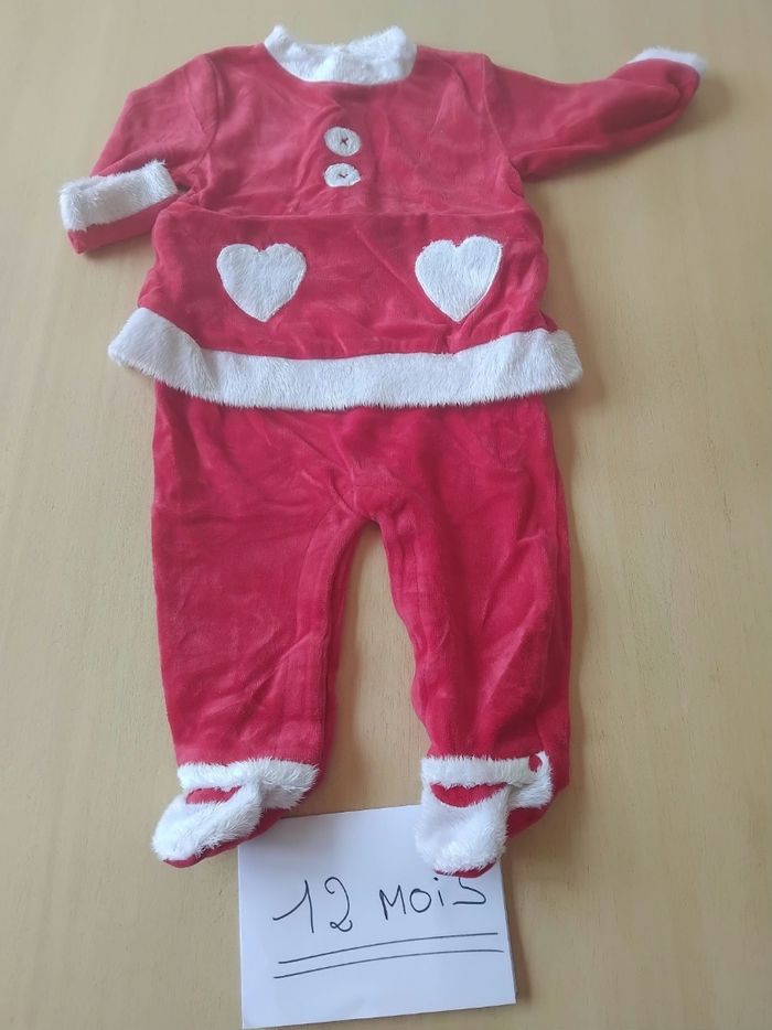 Pyjama de Noël fille taille 12 mois bon état