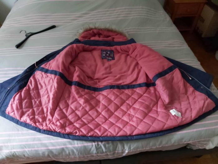 Parka chaude bleu marine - photo numéro 4