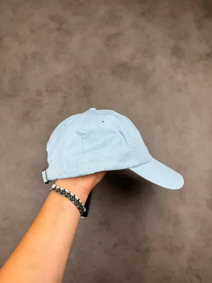 Casquette Ralph Lauren Bleu Clair Logo Brodé Neuve - photo numéro 3