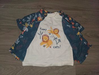 Chemise + T shirt 6 mois