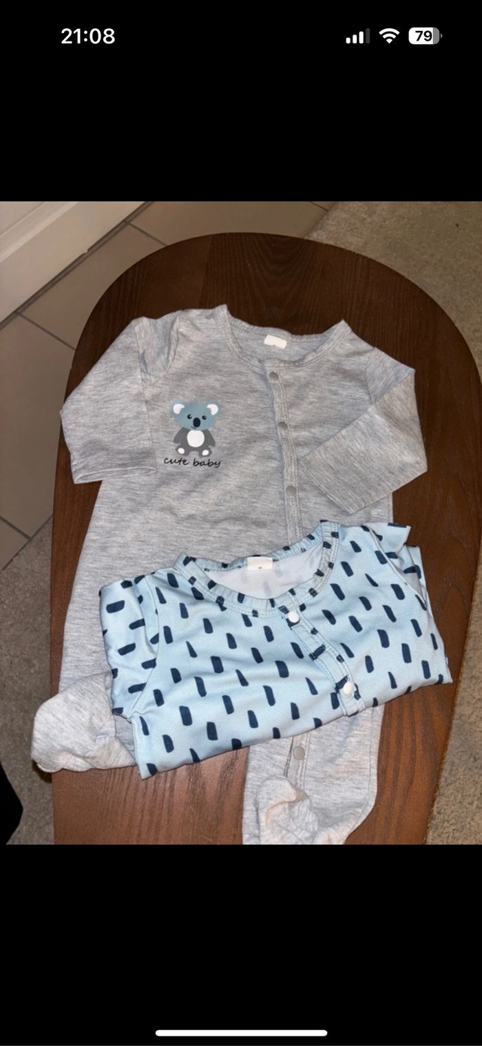 Lot de 2 pyjamas bébé mixte - photo numéro 3