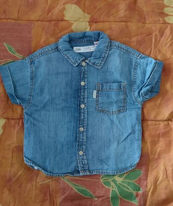 Chemise manches courtes 3-6 Mois