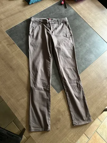 Pantalon droit femme, marron, cache cache taille 34