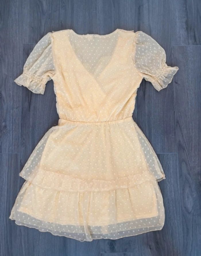 Robe jaune H&M taille 34 - photo numéro 3