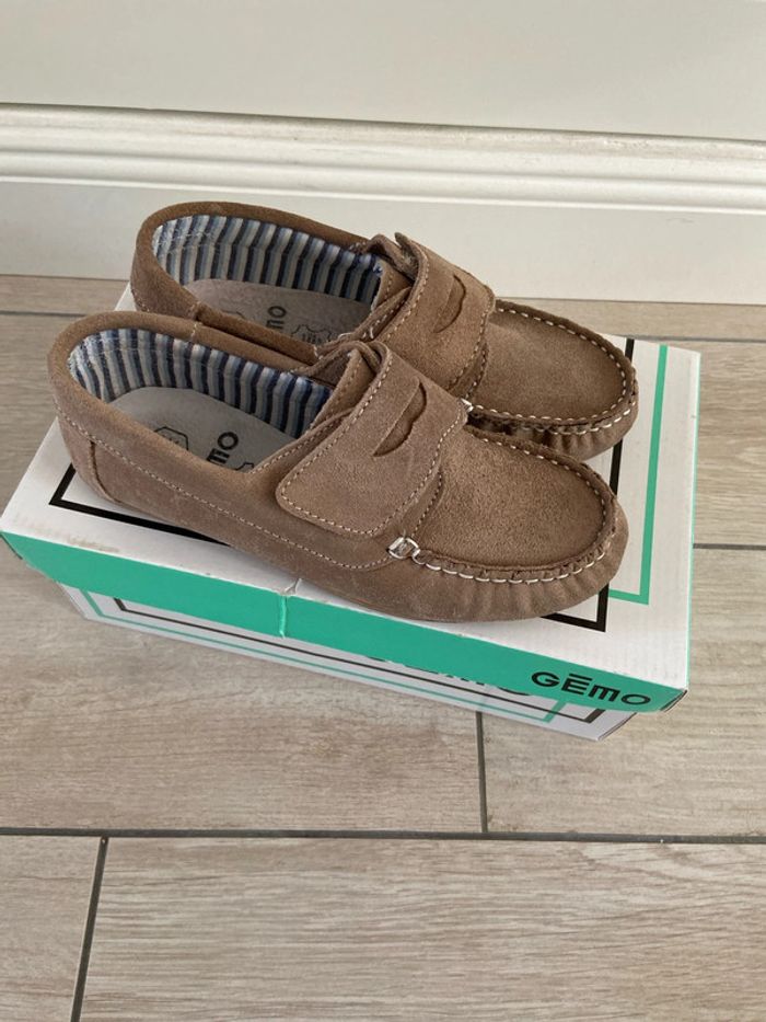Mocassins cuir scratch portés 1 fois - photo numéro 2
