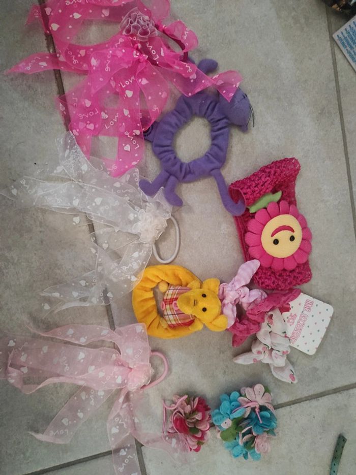 Lot de chouchous, bandeau et élastiques