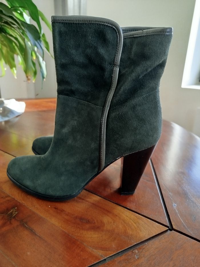 Bottines vertes André. Taille 39 - photo numéro 2