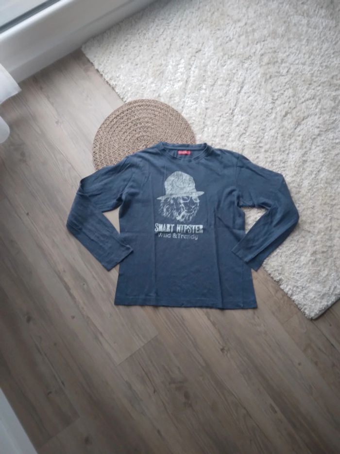 🌸Tee-shirt bleu a manche longues 14ans🌸
