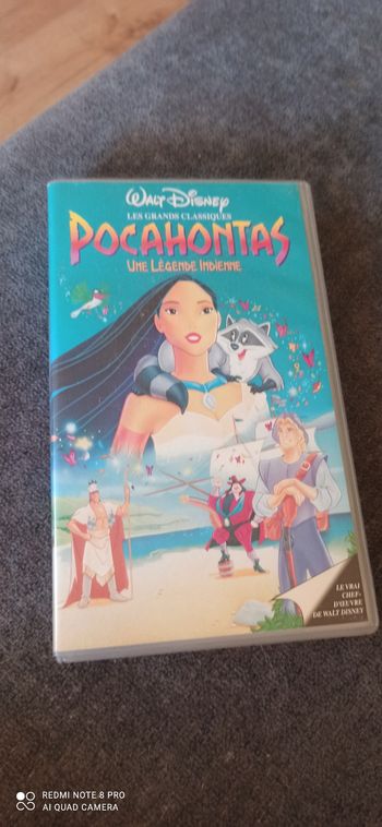 Cassette video pocahontas