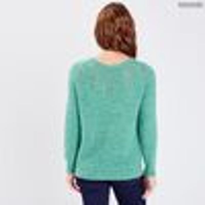 PULL CONFECTIONNÉ EN FRANCE VERT MENTHE FEMME - taille 5 - Bréal - photo numéro 6