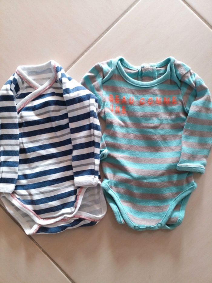 2 bodies manches longues