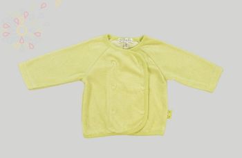 Gilet velours côtelé jaune Kitchoun 1 mois 54 cm garçon
