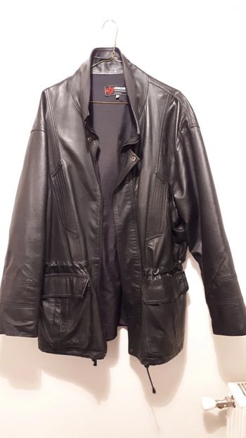 Manteau cuir cuirlor XL