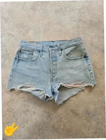 Short Levi's 501 W26 FR36 Bleu Femme Women SHO165b