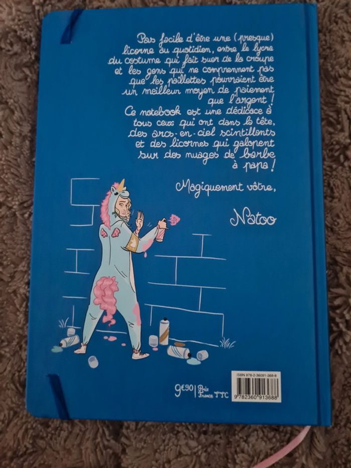 Carnet notebook d'une presque licorne - photo numéro 2