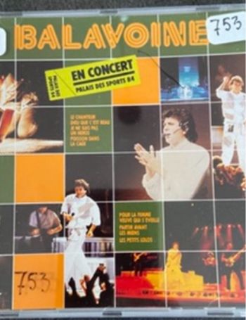 Album Balavoine  Palais des sports 84