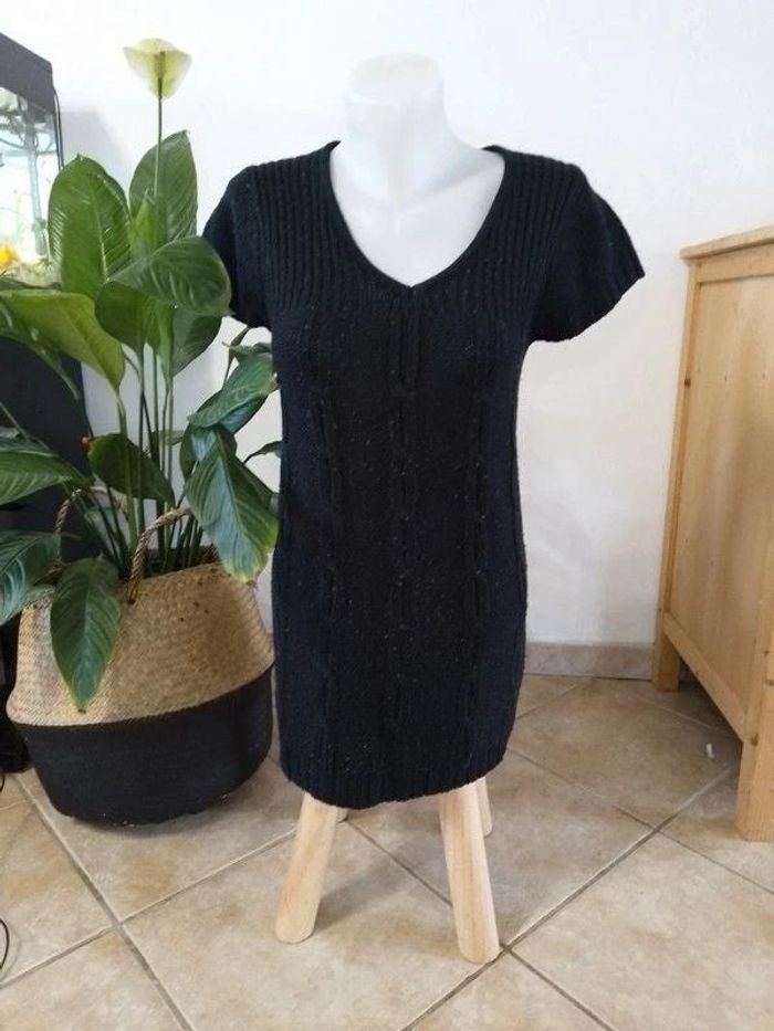 robe pull Mim taille S noire - 100% acrylique