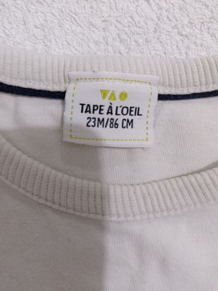 Polo crème marque tape à l'oeil 23 mois 86 cm - photo numéro 4