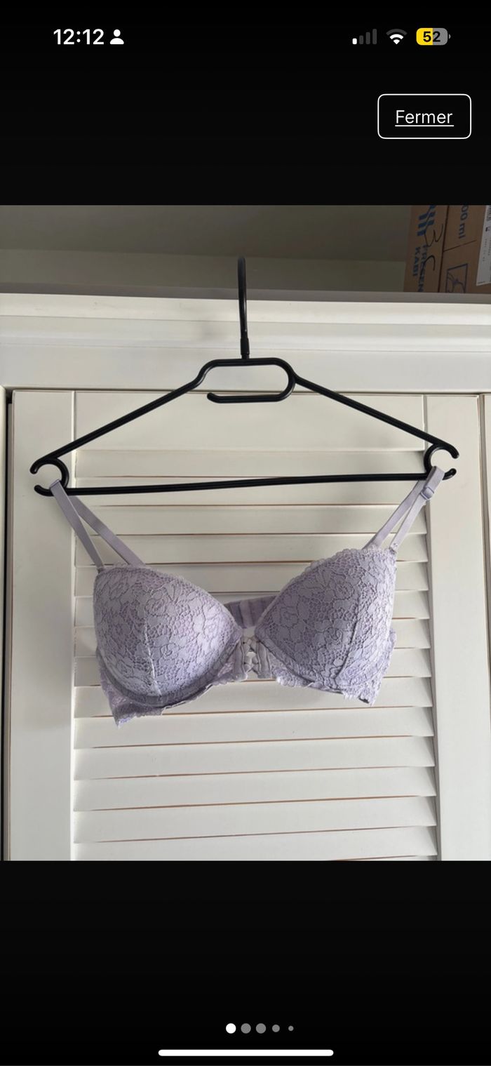 Soutien gorge mauve