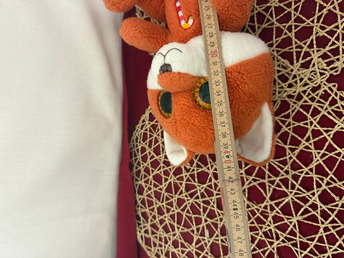 Peluche renard GIPSY Candy Pets orange canne à sucre gros yeux - photo numéro 6