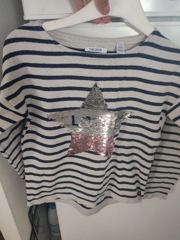 #kytie10ansfille. Pull manches longues taille 10 ans