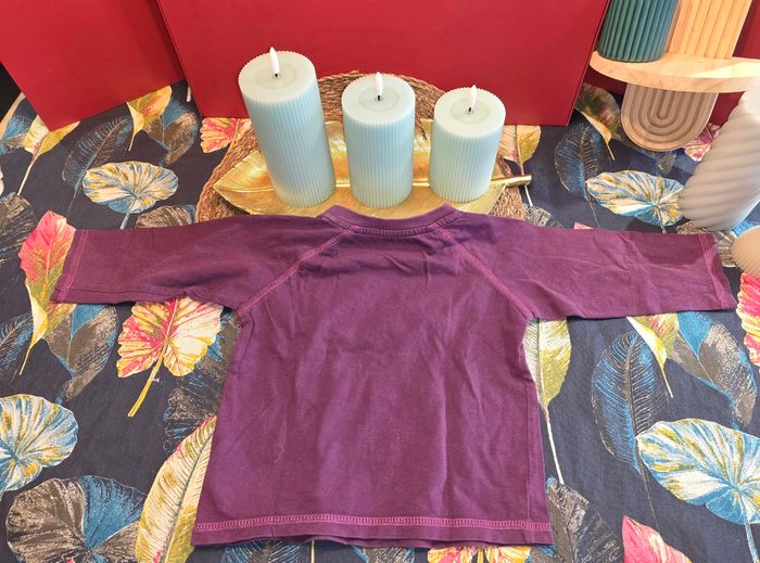 Tee-shirt ML violet 2 ans - photo numéro 2