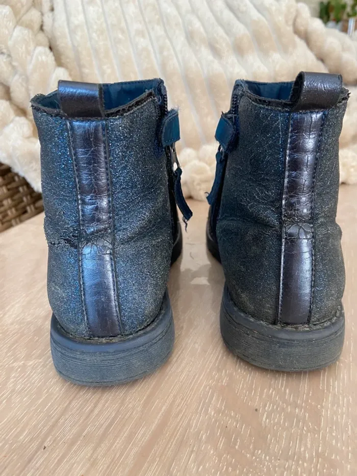 Bottines cuir fille 34 - photo numéro 3