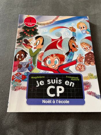 Livre je suis en cp Noël à l’école 