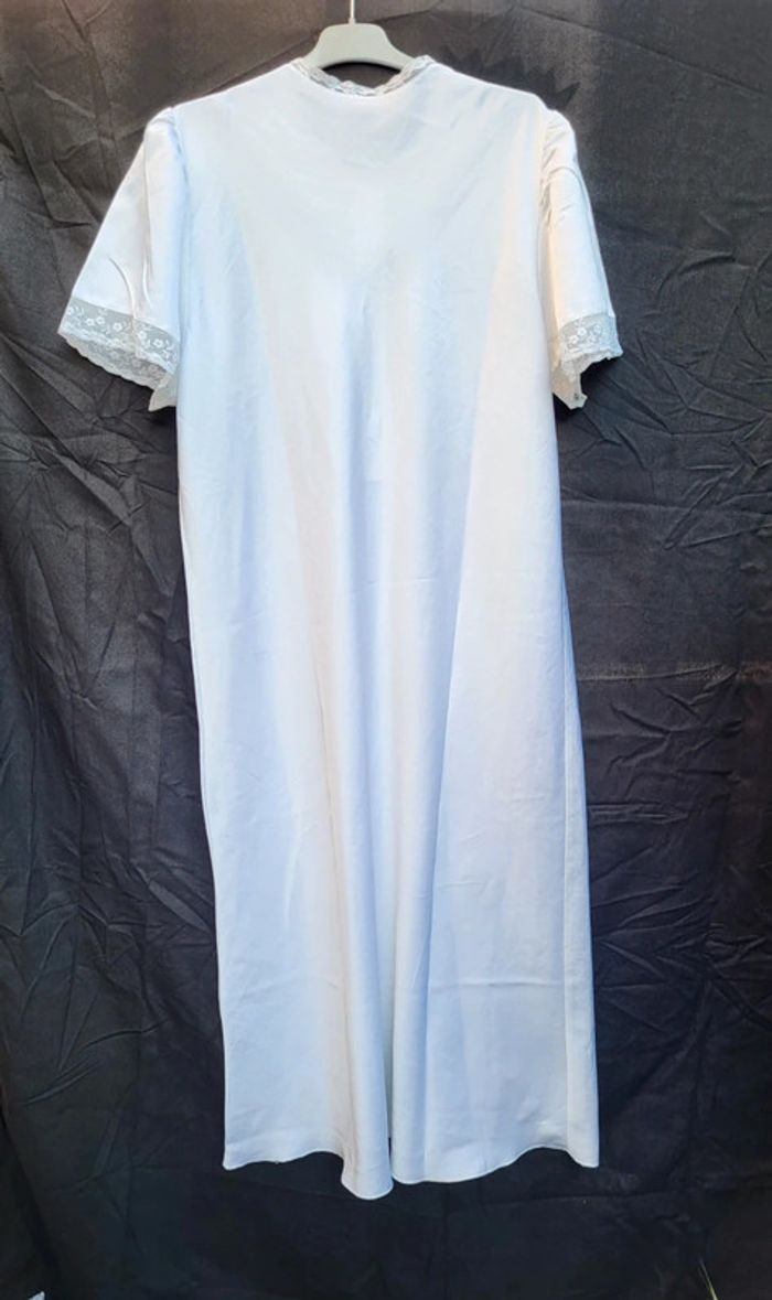 Robe de pyjama longue satinée, made in France 🇨🇵 - photo numéro 5