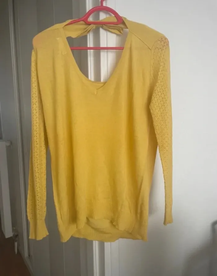 Pull contenant de la laine Y’coo - photo numéro 2