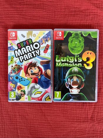 Lot jeux switch super Mario party luigi