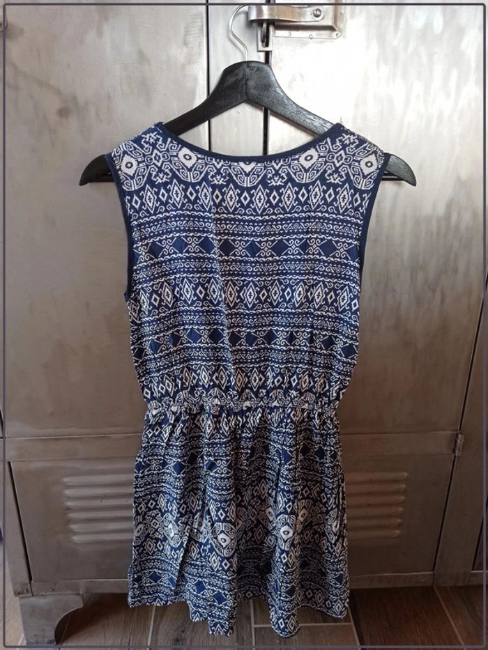 Robe bleue de la marque Finery motifs ethniques très bon état taille S/M - photo numéro 5