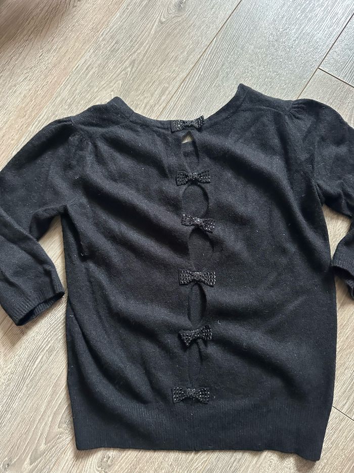 Pull avec manches 3/4 Noeuds au dos - photo numéro 2