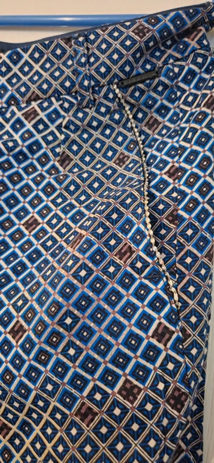 Pantalon imprimé One Step Neuf Taille 36 - photo numéro 6