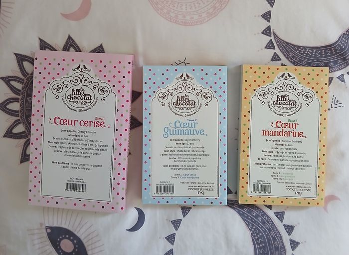 Lot de 3 tomes Les filles au chocolat de Cathy Cassidy - photo numéro 2