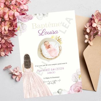 Faire-part « Princesse »