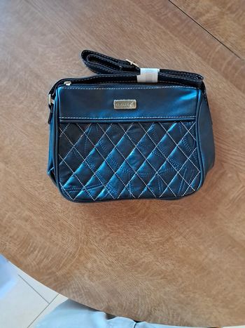 Neuf sac à main Ted Lapidus bleu nuit