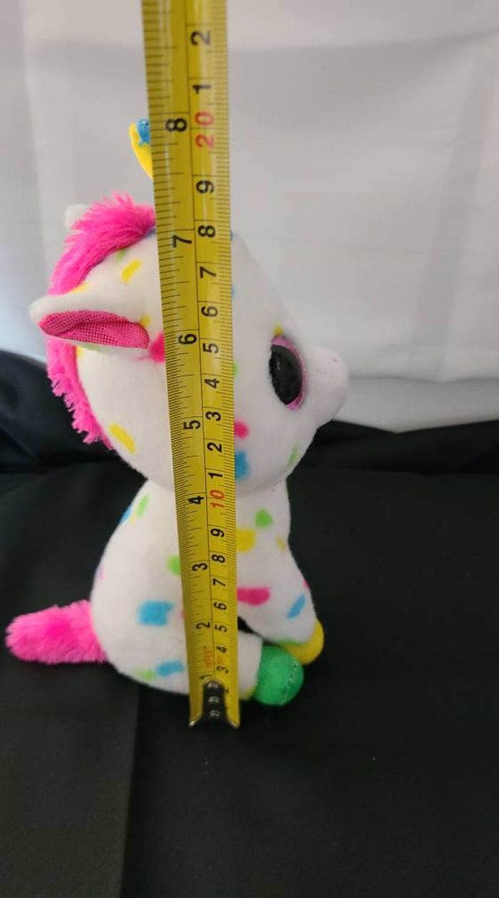 Peluche Ty Beanie Boo's Small Harmonie la Licorne - photo numéro 4
