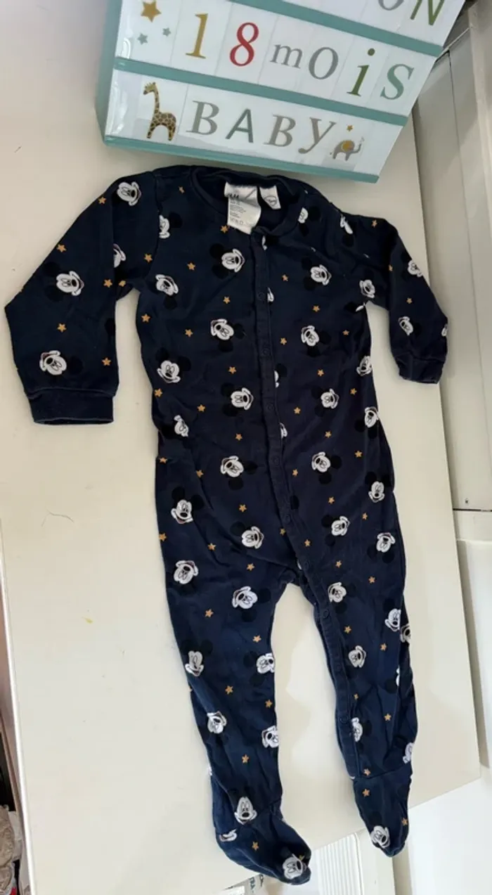 Pyjama léger 12-18 mois Mickey