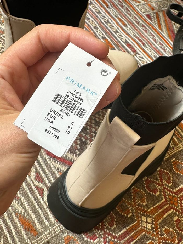 Bottines blanche/creme - photo numéro 11