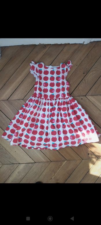 Robe pomme jacadi 10 ans