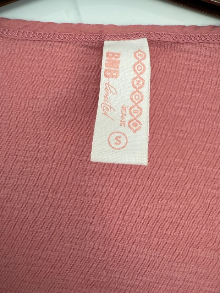 Tee-shirt Bonobo rose en S - photo numéro 2