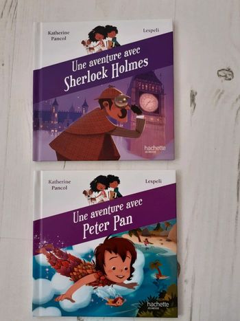 Livres Aventure avec Peter Pan et Sherlock Holmes