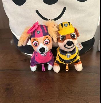Lot 2 peluches  Pat  patrouille  petit  format