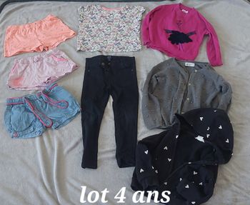 lot 7 pièces fille la halle
