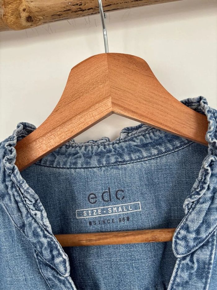 Robe en jean col V - EDC taille S - photo numéro 5