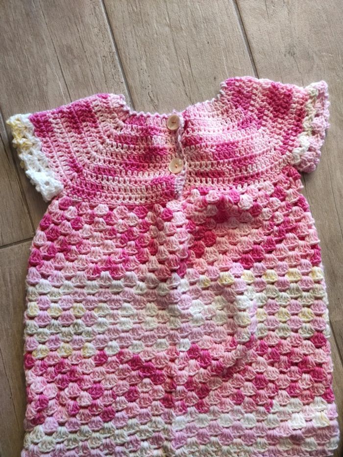 Robe en laine tricotée fille - photo numéro 4