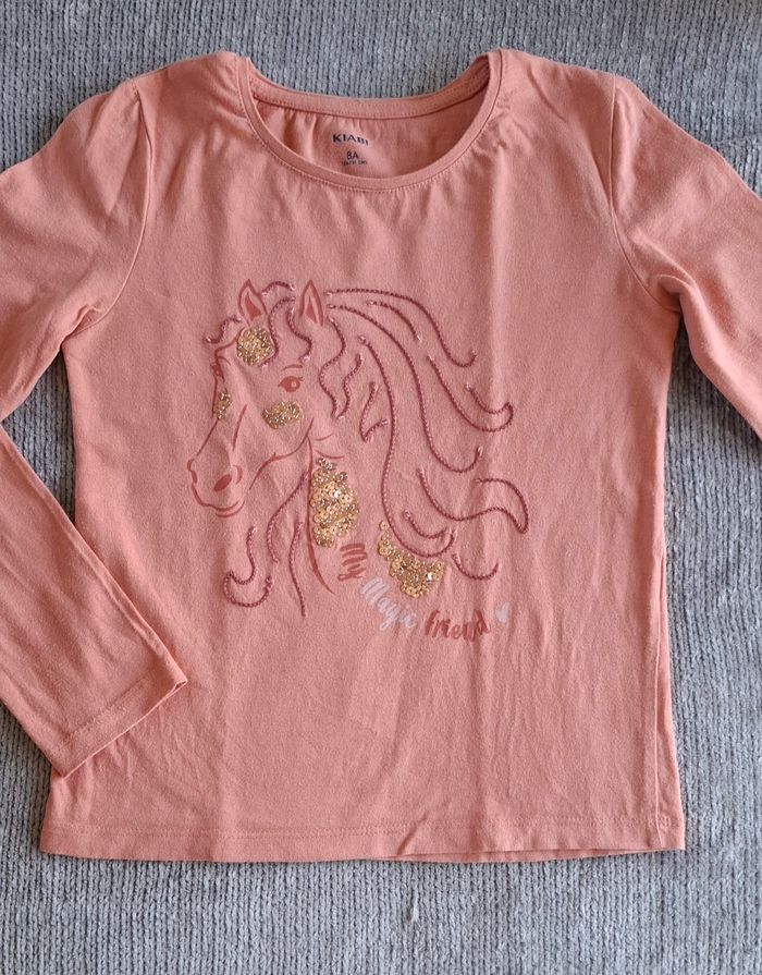 T-shirt ml Fille 8 ans