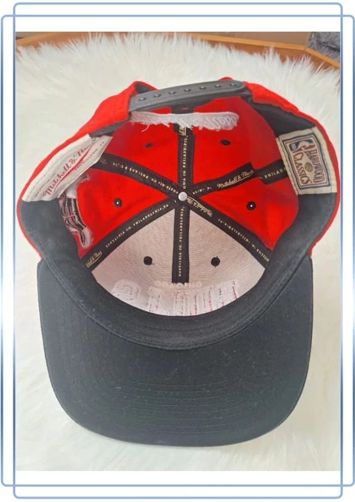 Casquette mitchell and ness NBA chicago bulls / ajustable - brodé (440) - photo numéro 7