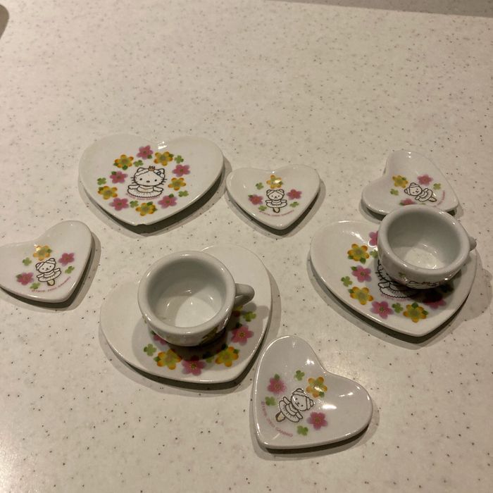 Dînette 9 articles céramique pour poupee